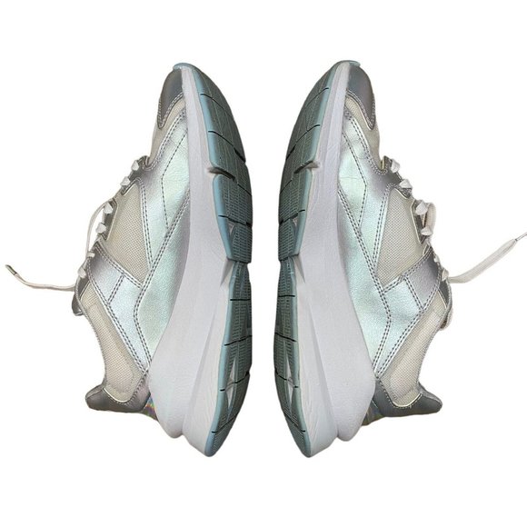 Under Armour Forge 96 HL Irid Womens 7.5 Synthetic Lace Up Trainers 3022812 100 - Picture 8 of 11